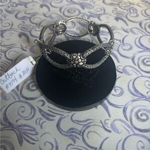 Premier Designs Silver Braided Bracelet